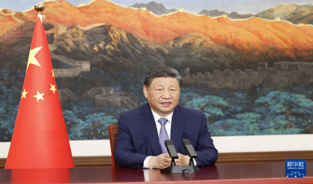 習(xí)近平向氣候和公正轉(zhuǎn)型領(lǐng)導(dǎo)人峰會(huì)發(fā)表致辭