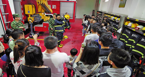 商州區(qū)消防中隊迎來一批特殊的客人