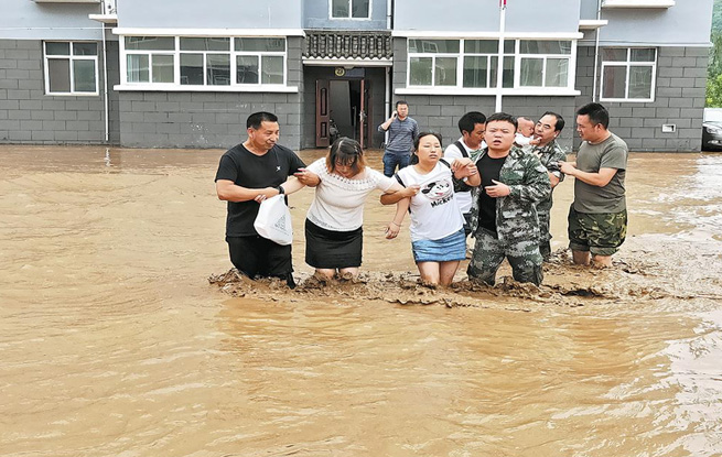 直擊防汛搶險(xiǎn)救災(zāi)現(xiàn)場(chǎng)