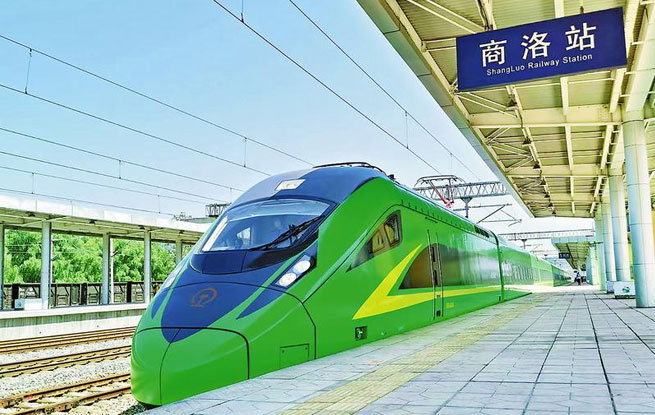 “復(fù)興號”動車組首次開進商洛