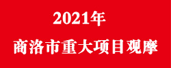 2021年商洛市重大項目觀摩