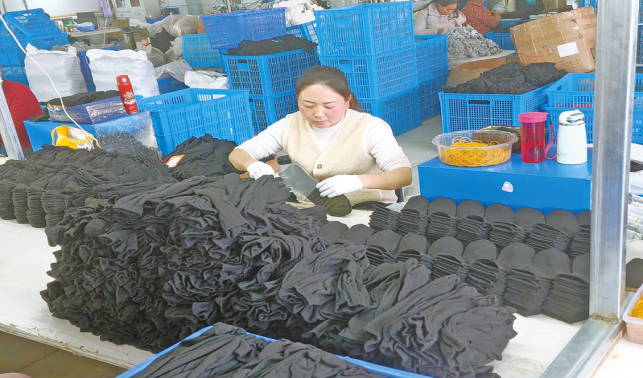 家門口“織”出致富路