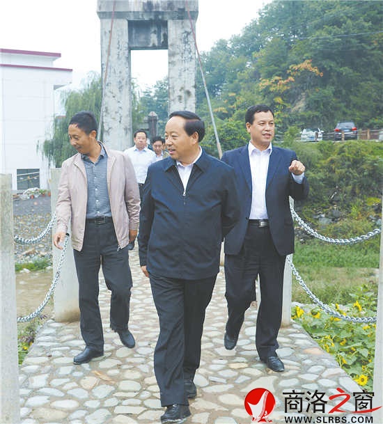 市委書記胡潤澤考察朱家灣美麗鄉(xiāng)村建設(shè)情況