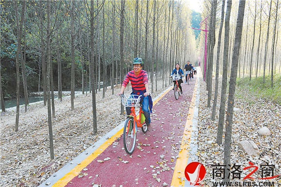 后灣村有專門的公共自行車服務(wù)點(diǎn)，有許多條修建漂亮的自行車道，無論什么季節(jié)騎車暢游在村子中間，都是一種極其愉悅的享受。