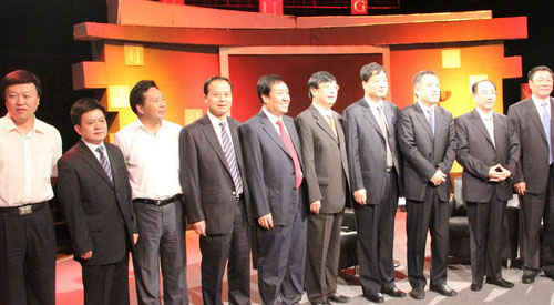 縣委書記張盈安做客CCTV2《對話》節(jié)目