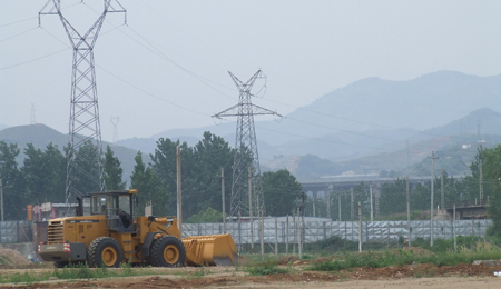 商山鐵路物流園項(xiàng)目正在加緊建設(shè)