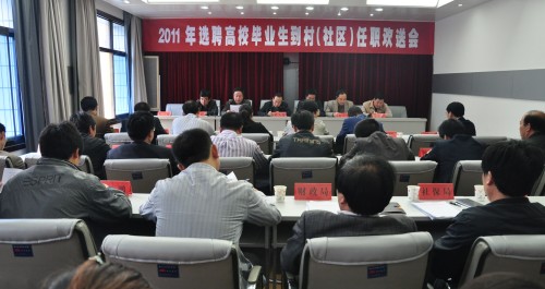 鎮(zhèn)安召開(kāi)大學(xué)生村官歡送會(huì)