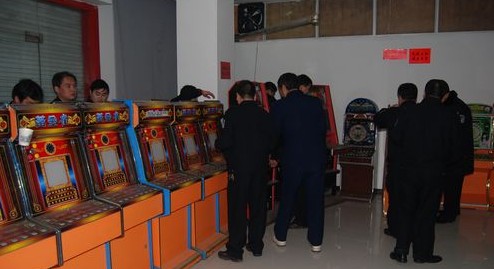 山陽(yáng)警方集中開展電子游戲廳專項(xiàng)整治