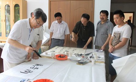 商州五郎溝里的文化聯(lián)誼