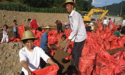 丹鳳水務(wù)民政部門組織群眾開展生產(chǎn)自救