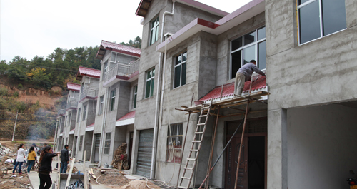 柞水:陜南移民集中安置工程二期工程主體已竣工