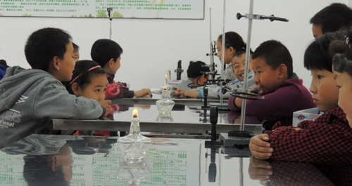 柞水石甕鎮(zhèn)中心校充分發(fā)揮“雙高雙普”部室功能