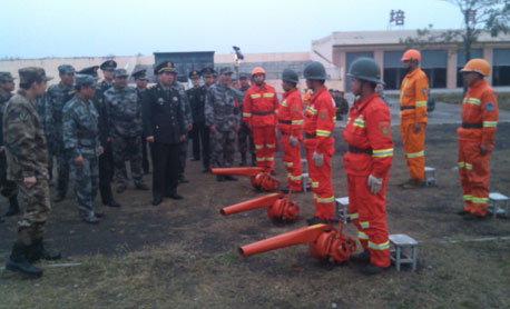 柞水參加全省森林防火隊(duì)伍跨區(qū)聯(lián)合訓(xùn)練