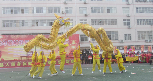 鎮(zhèn)安縣鎮(zhèn)城社區(qū)春節(jié)大型文藝演出正式啟動(dòng)