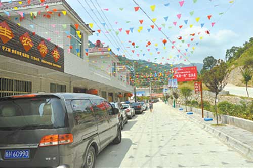 鄉(xiāng)村游了豐收村